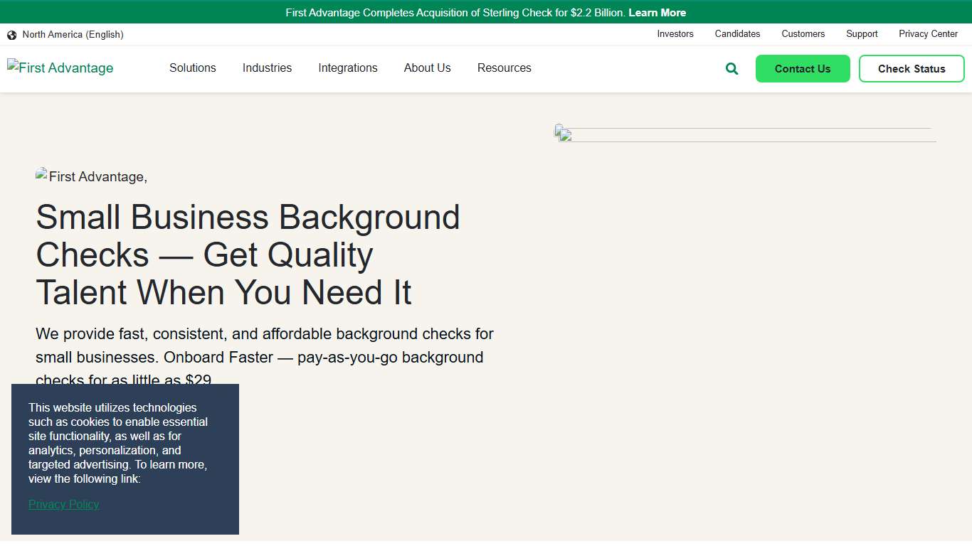 Small Business Background Checks | First Advantage